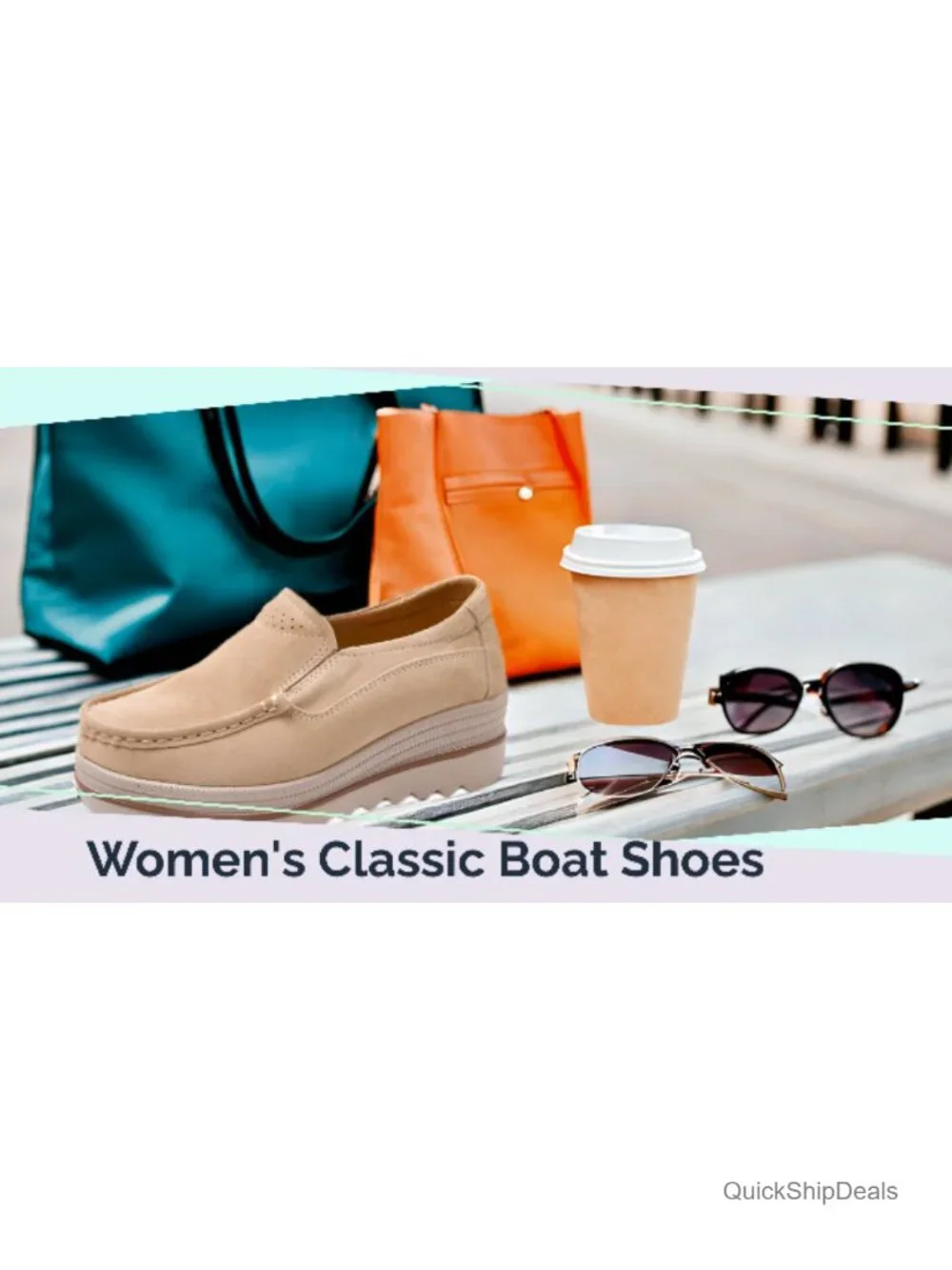 Women's Suede Platform Loafers Wedge Slip-On Comfortable Work Shoes
